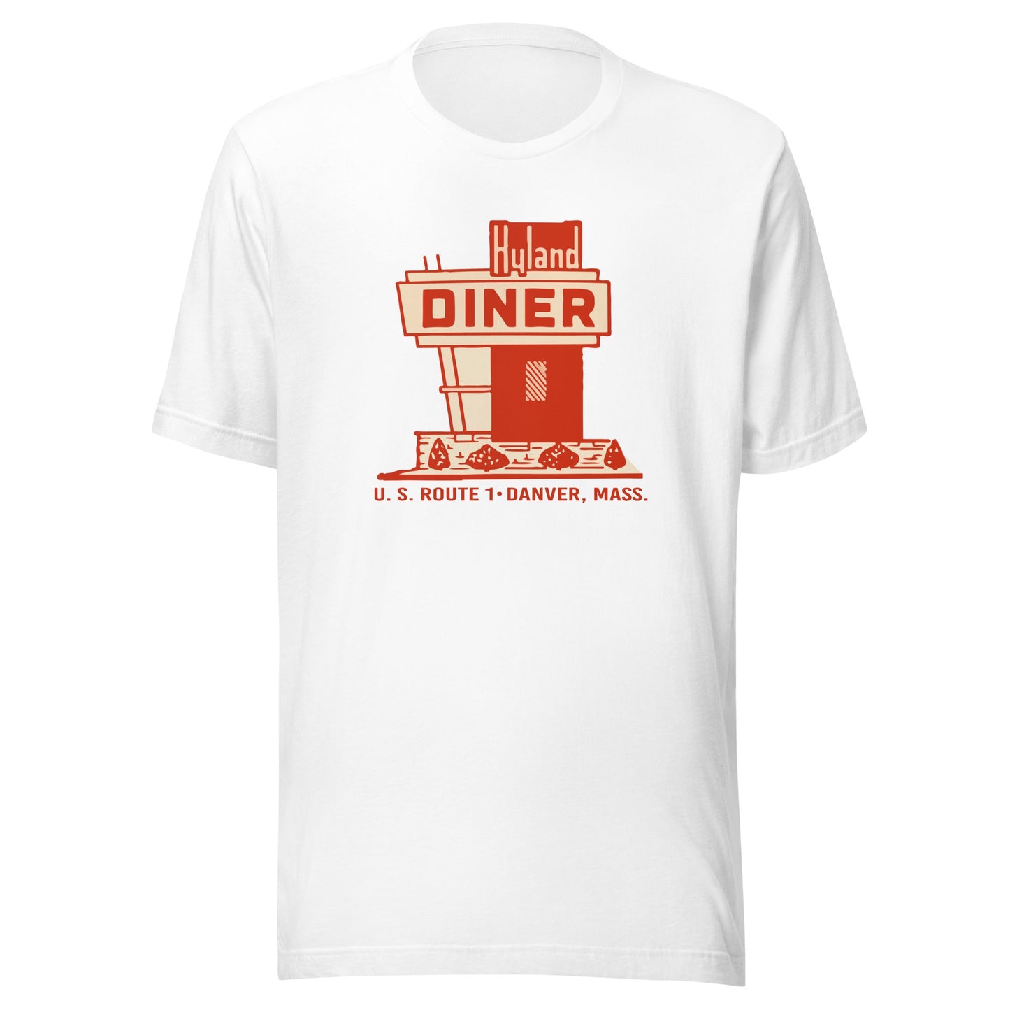 Hyland Diner T-Shirt - Danvers, MA | Retro Route 1 Roadside Diner Tee