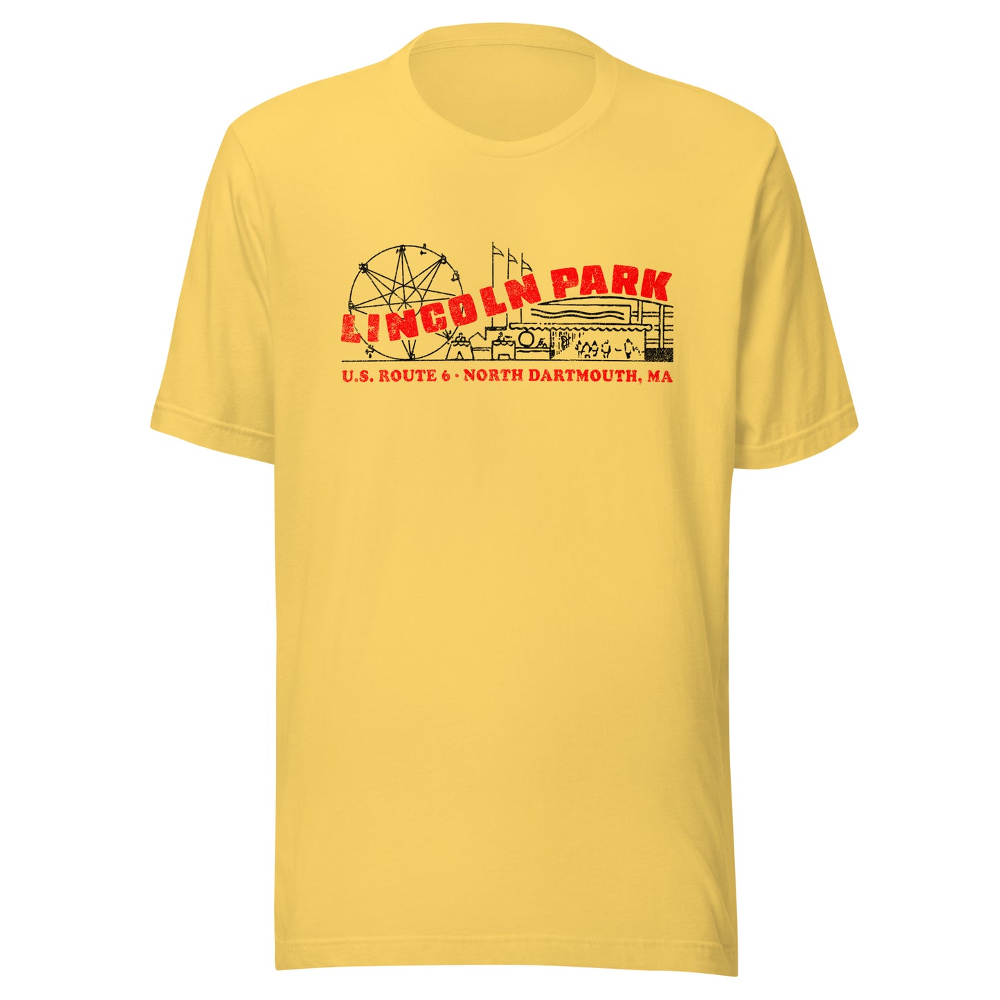 Lincoln Park Retro Amusement Park T Shirt - North Dartmouth, MA