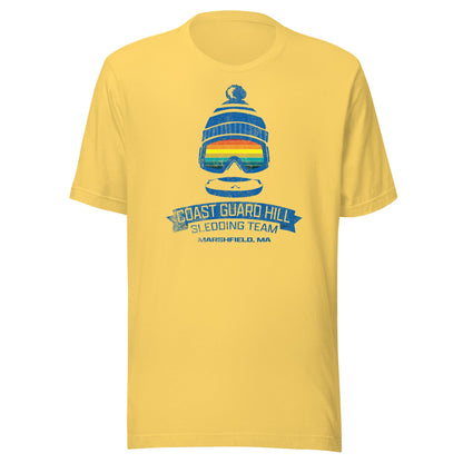 Coast Guard Hill T Shirt - Marshfield, MA | Sledding Team Retro Tee