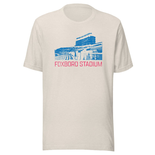 Foxboro Stadium Retro 1980s Football Tee - Foxborough, MA | Mens & Womens Football T-Shirt