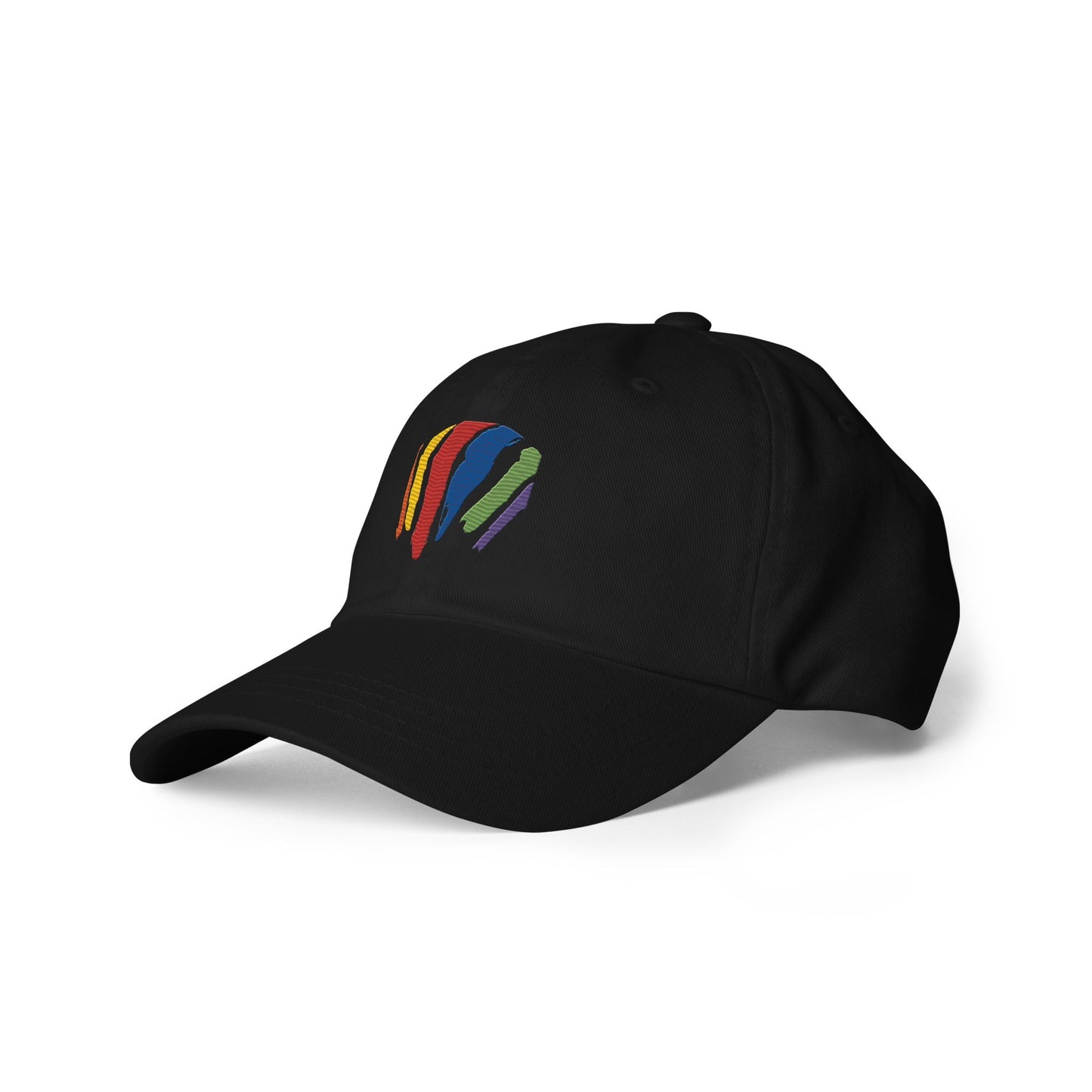 Rainbow Swash Strap Back Hat - Boston, Massachusetts | Gas Tanks Rainbow Corita