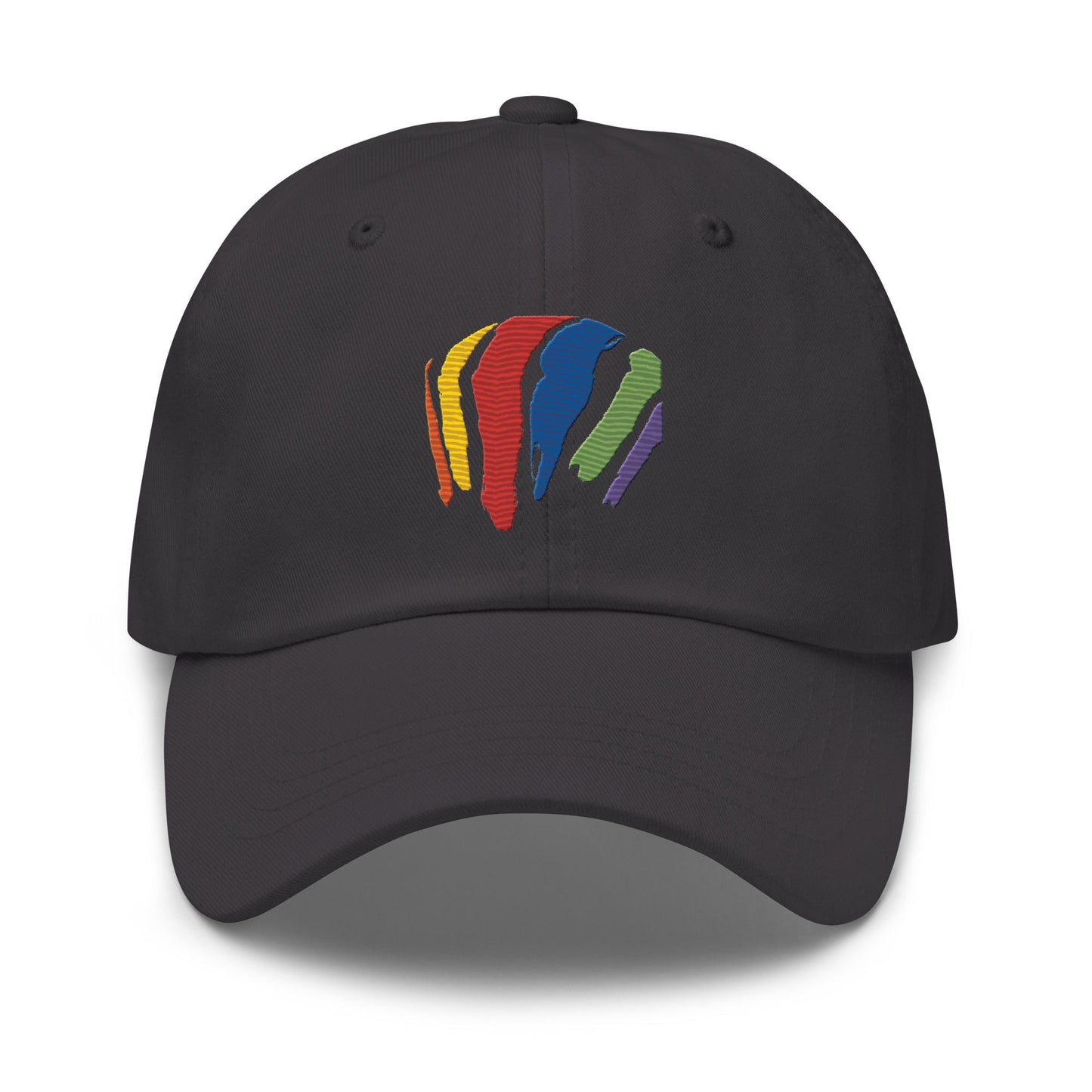 Rainbow Swash Strap Back Hat - Boston, Massachusetts | Gas Tanks Rainbow Corita