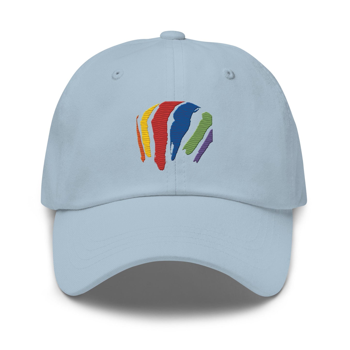 Rainbow Swash Strap Back Hat - Boston, Massachusetts | Gas Tanks Rainbow Corita