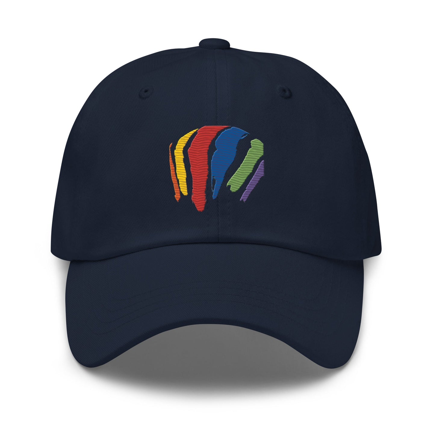 Rainbow Swash Strap Back Hat - Boston, Massachusetts | Gas Tanks Rainbow Corita