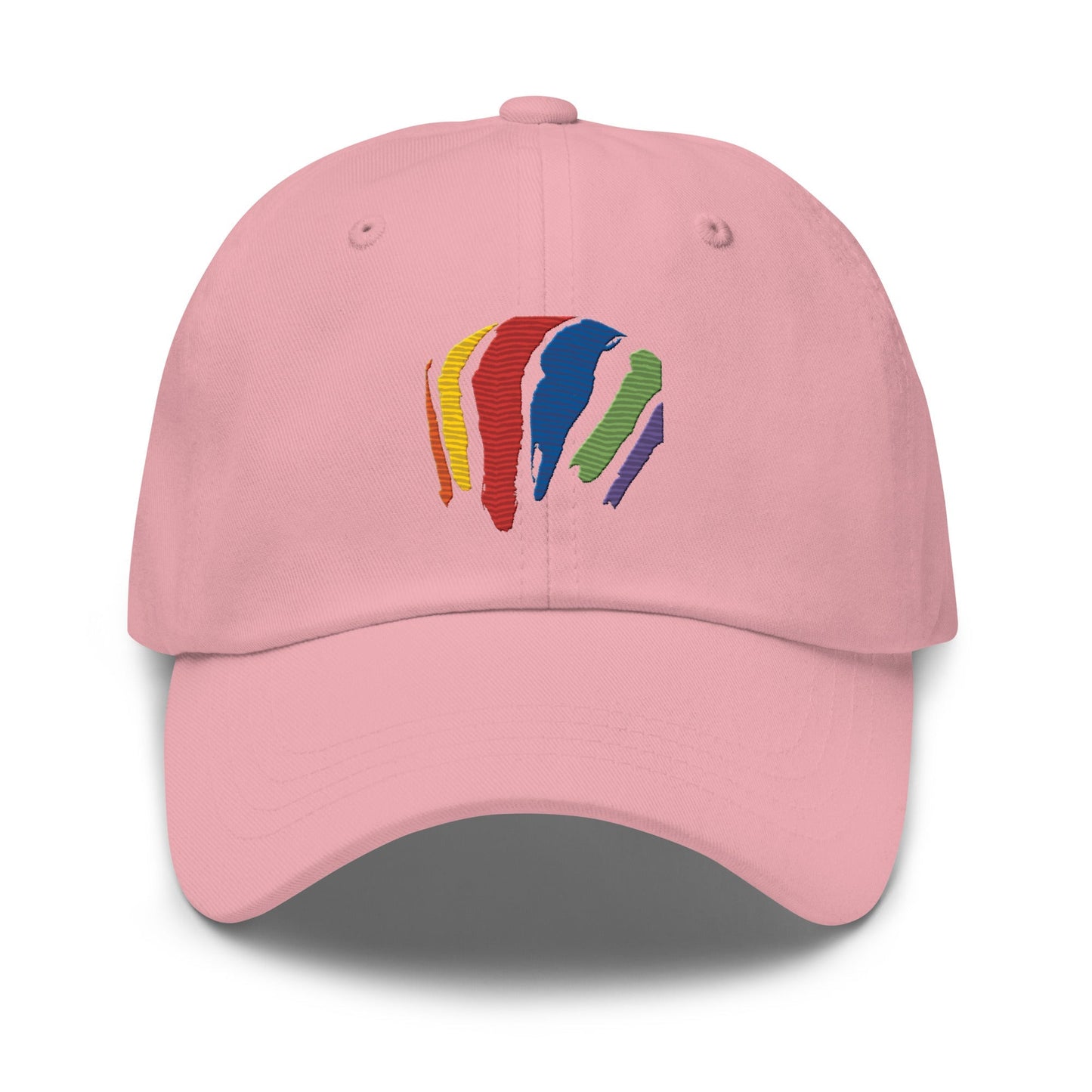 Rainbow Swash Strap Back Hat - Boston, Massachusetts | Gas Tanks Rainbow Corita