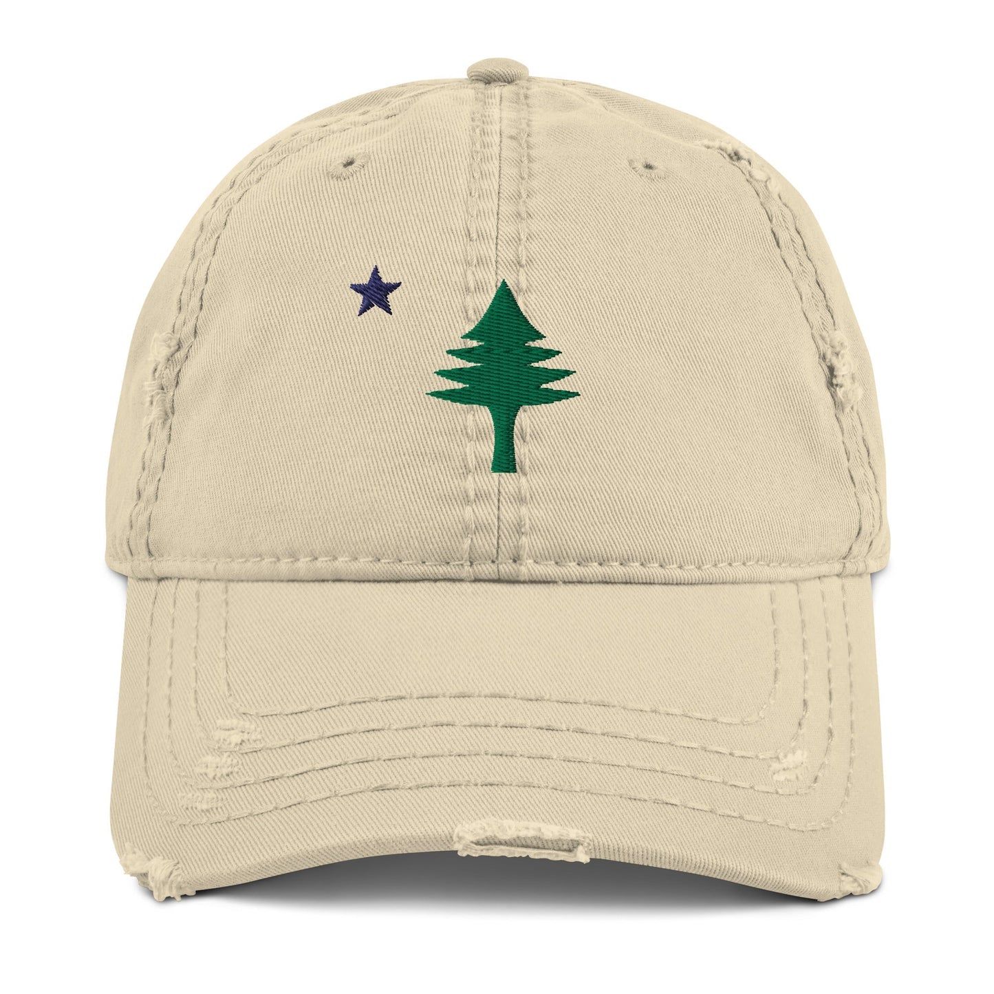 1901 Maine State Flag Hat - Dirigo | Vintage Mens & Womens Distressed Cap