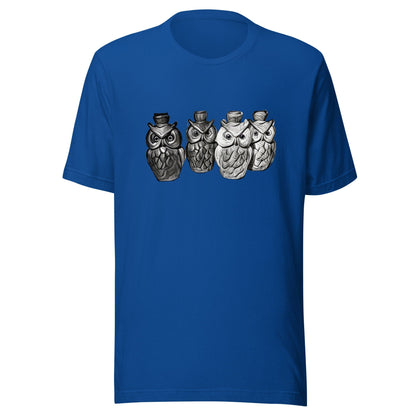 Vintage Owl Patio Light Retro T-Shirt | Mens & Womens Graphic Tee