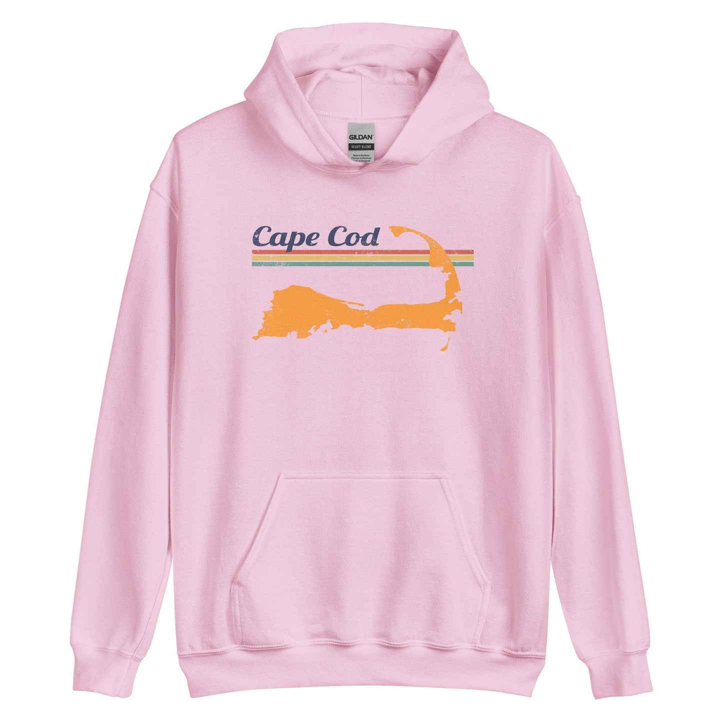 Cape Cod Retro Hoodie - Massachusetts | Mens & Womens Summer Sweatshirt