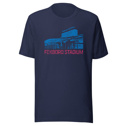 Foxboro Stadium Retro 1980s Football Tee - Foxborough, MA | Mens & Womens Football T-Shirt