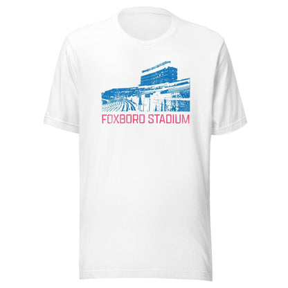 Foxboro Stadium Retro 1980s Football Tee - Foxborough, MA | Mens & Womens Football T-Shirt