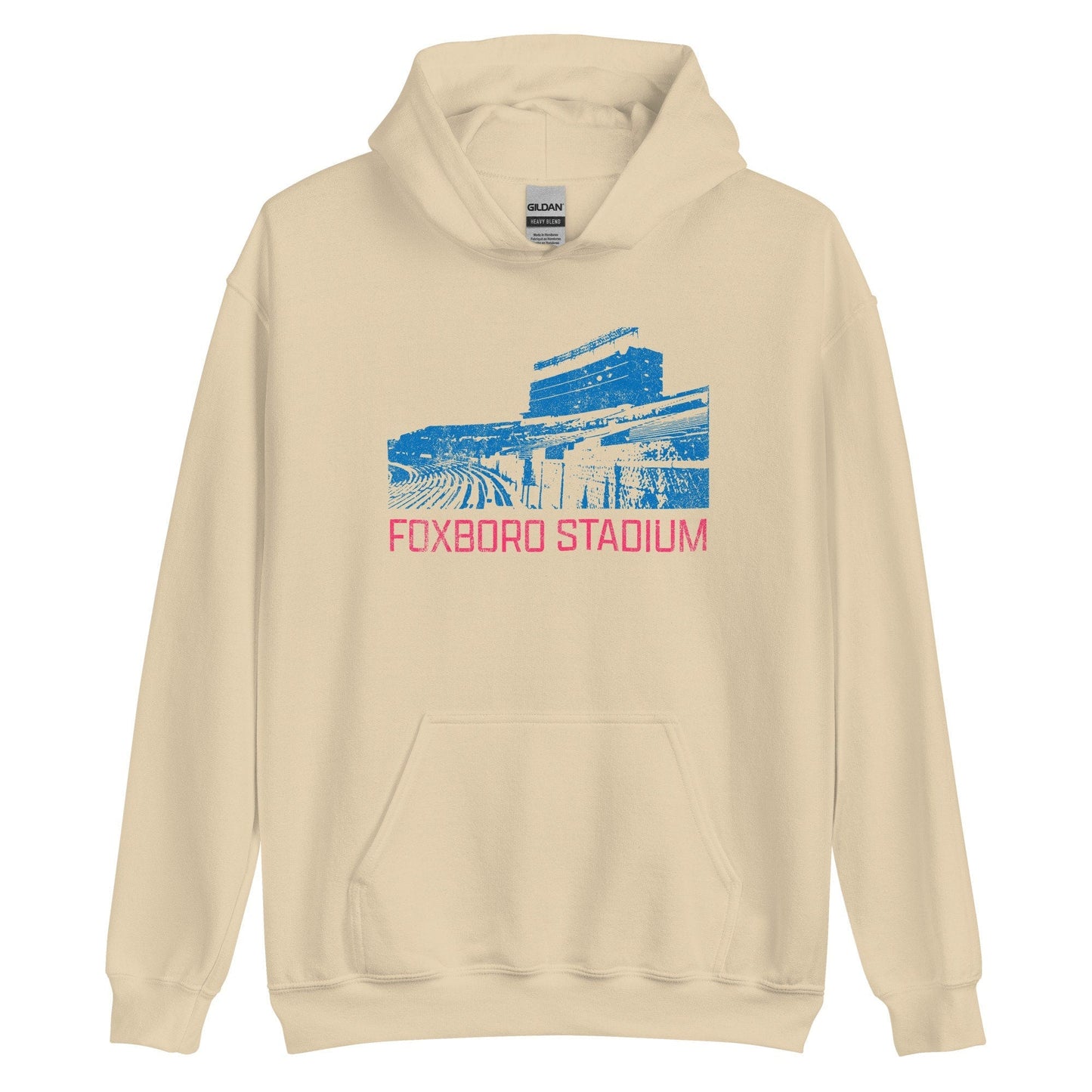 Foxboro Stadium Retro 1980s Football Hoodie - Foxborough, MA | Mens & Womens Football Sweatshirt