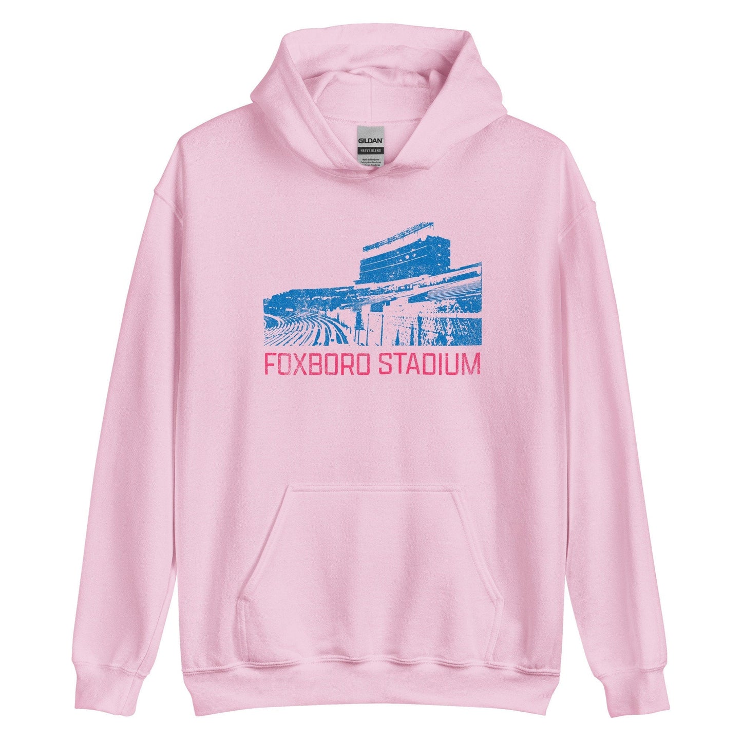 Foxboro Stadium Retro 1980s Football Hoodie - Foxborough, MA | Mens & Womens Football Sweatshirt