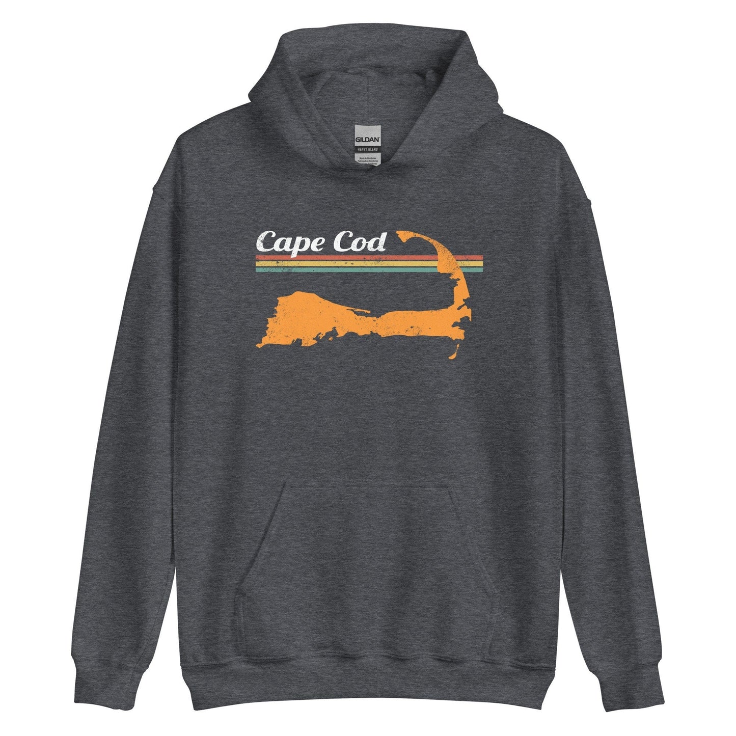 Cape Cod Retro Hoodie - Massachusetts | Mens & Womens Summer Sweatshirt