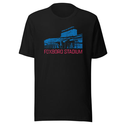 Foxboro Stadium Retro 1980s Football Tee - Foxborough, MA | Mens & Womens Football T-Shirt