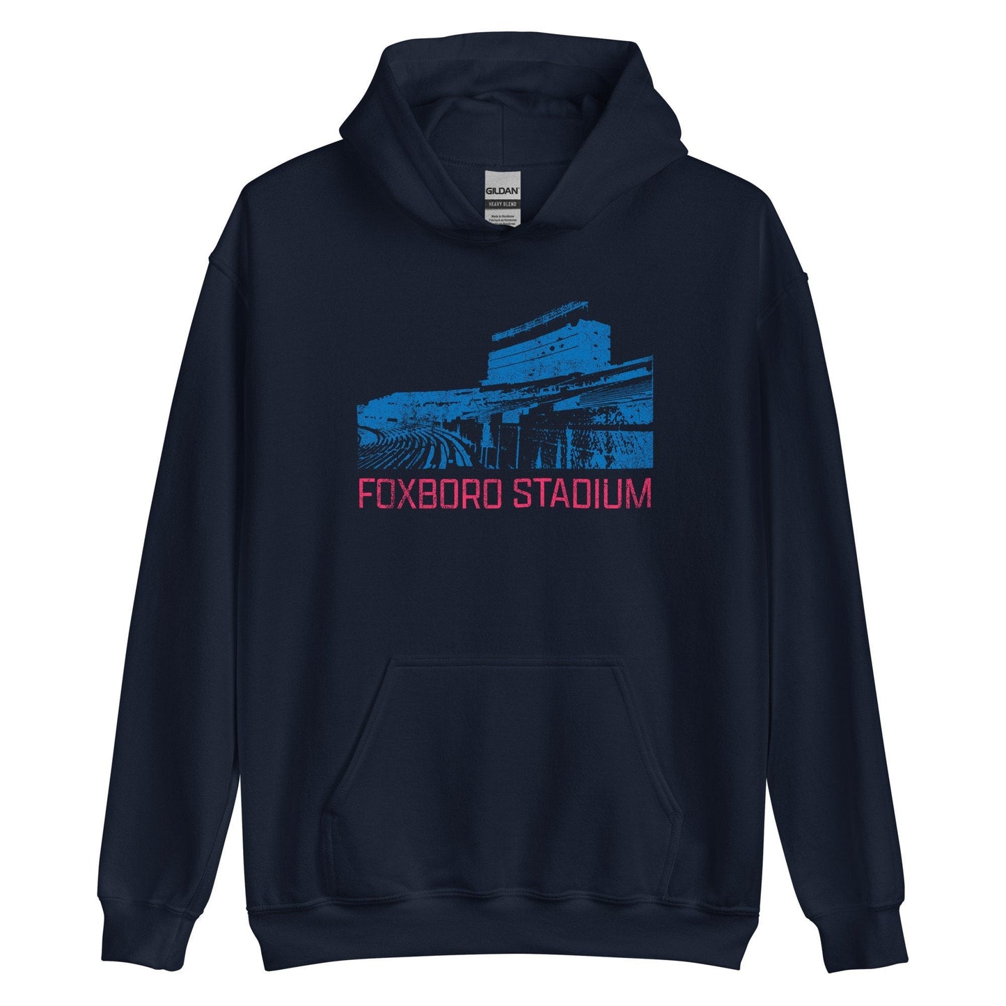 Foxboro Stadium Retro 1980s Football Hoodie - Foxborough, MA | Mens & Womens Football Sweatshirt