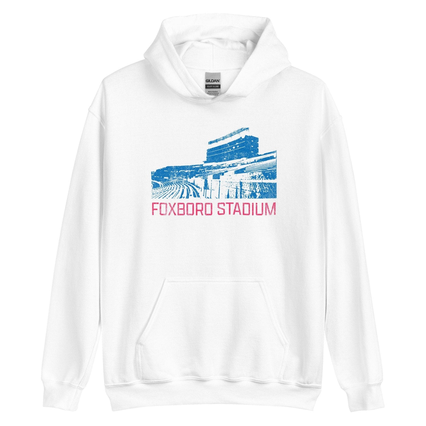 Foxboro Stadium Retro 1980s Football Hoodie - Foxborough, MA | Mens & Womens Football Sweatshirt