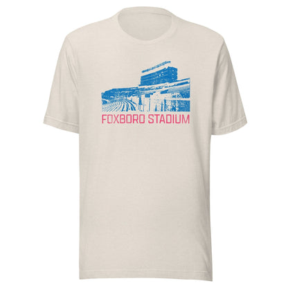 Foxboro Stadium Retro 1980s Football Tee - Foxborough, MA | Mens & Womens Football T-Shirt