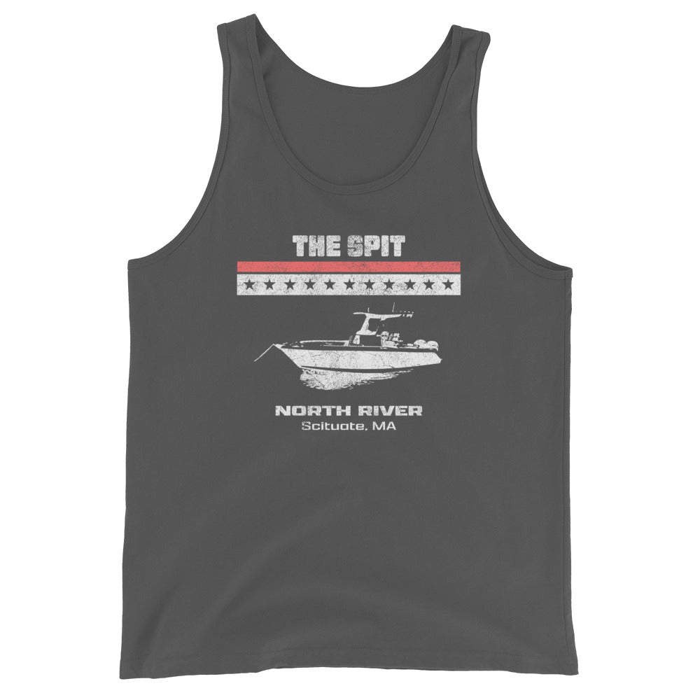 "The Spit" North River Tank Top - Scituate, MA | Mens Patriotic Tanktop