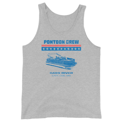 Bass River Pontoon Tank Top - Cape Cod, MA | Mens Patriotic TankTop