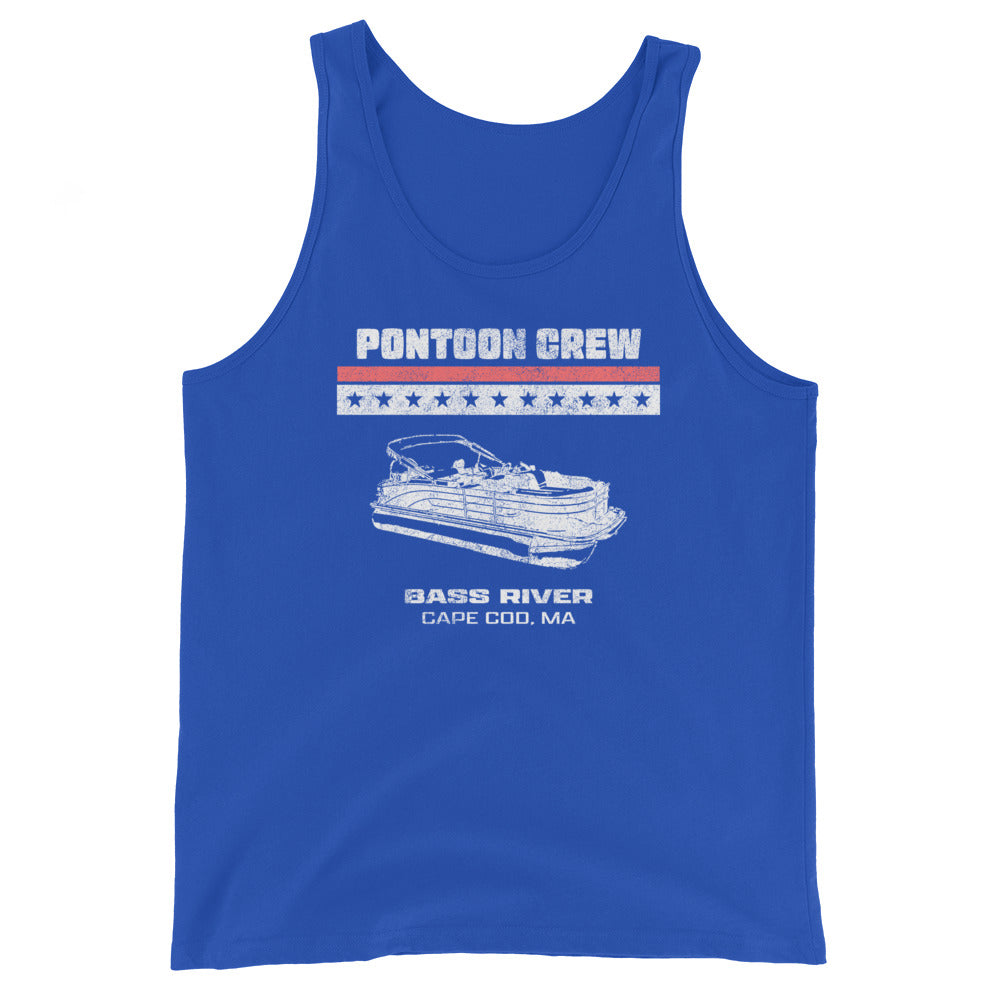 Bass River Pontoon Tank Top - Cape Cod, MA | Mens Patriotic TankTop