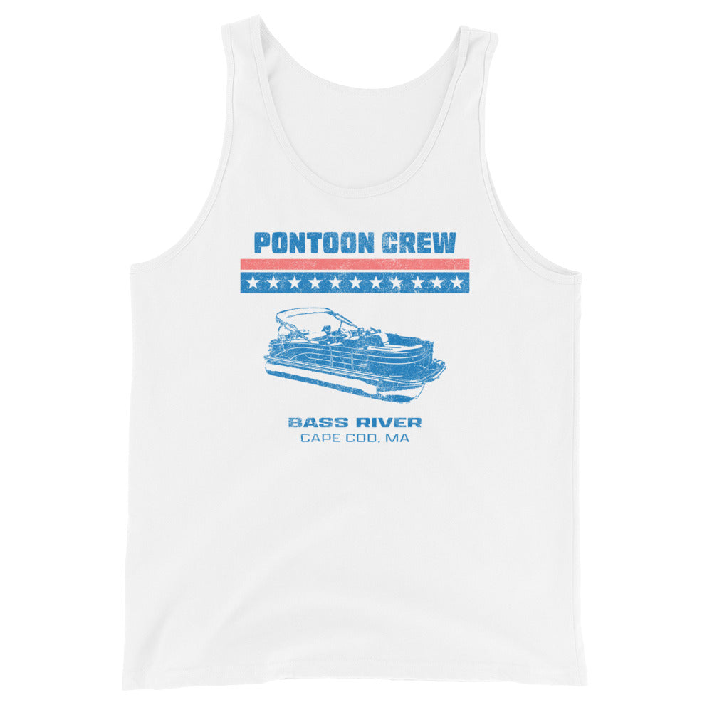 Bass River Pontoon Tank Top - Cape Cod, MA | Mens Patriotic TankTop