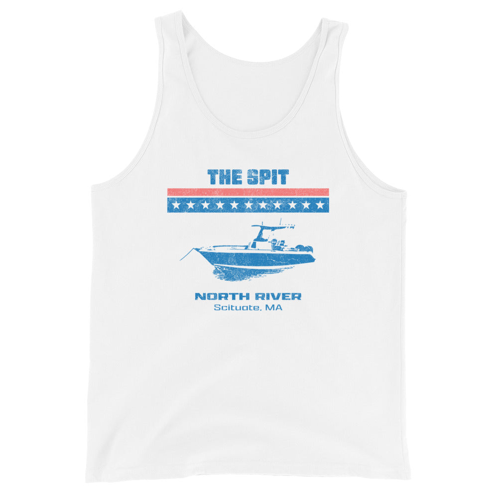 "The Spit" North River Tank Top - Scituate, MA | Mens Patriotic Tanktop