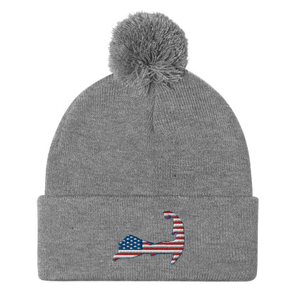 Cape Cod Patriotic American Flag Winter hat