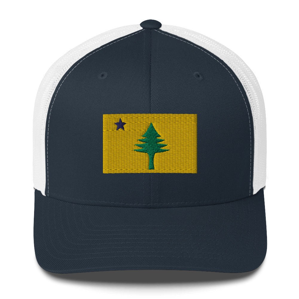 1901 Maine State Flag Hat - Dirigo | Vintage Mens & Womens Snapback Cap