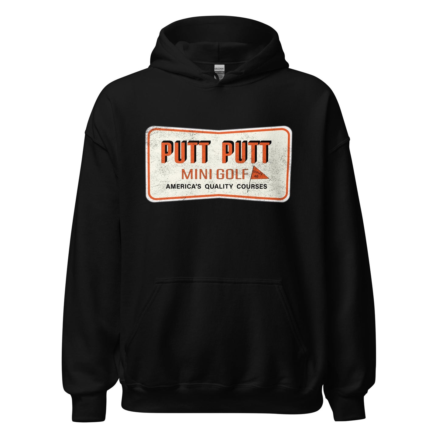 Putt Putt Vintage Hoodie - Old School Mens & Womens Graphic Sweatshirt