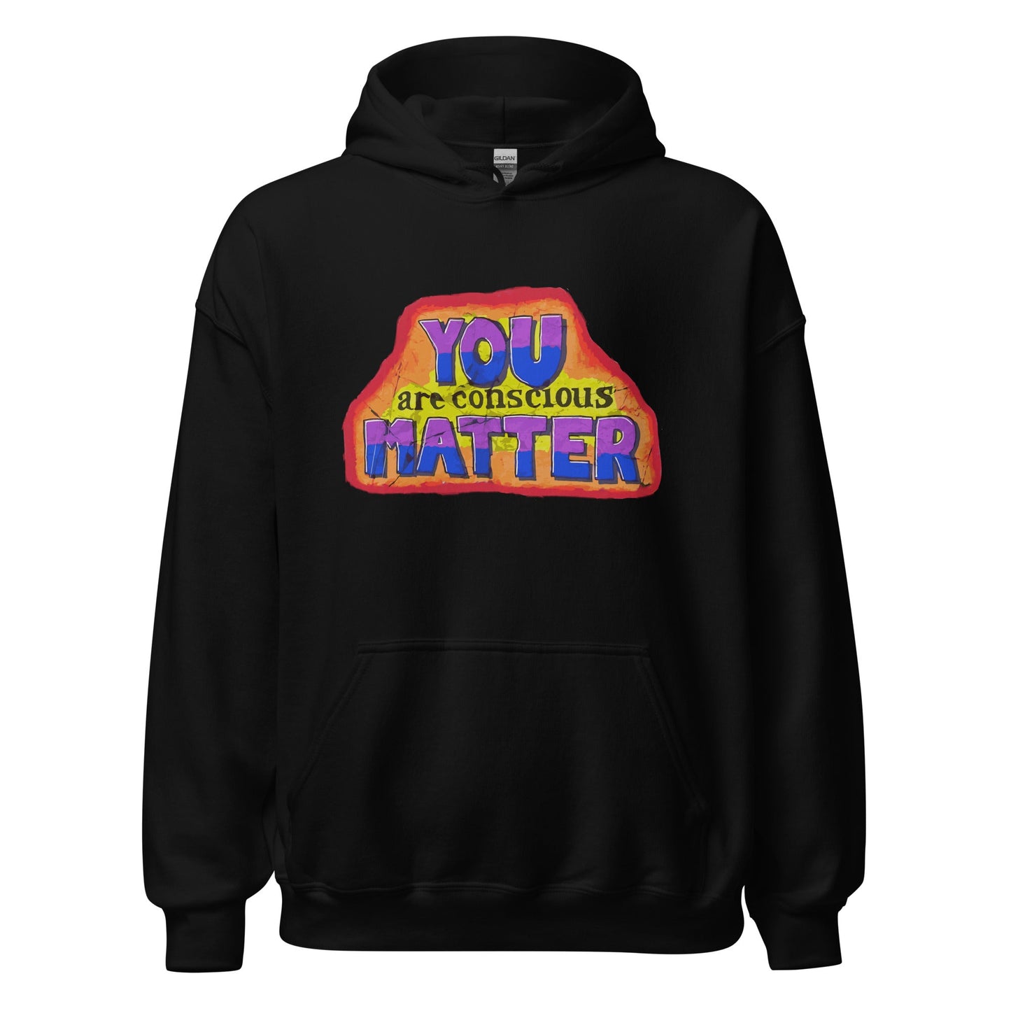 Quincy Quarries Graffiti Hoodie - Quincy, MA | "You Are Concious Matter"