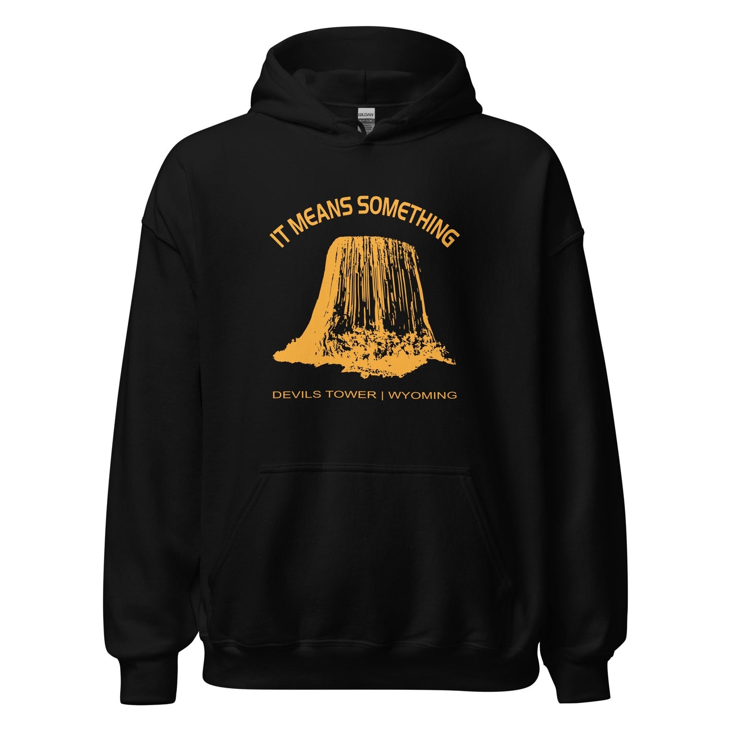 Close Encounters Devil's Tower Hoodie - "It Means Something" Retro 1970s Movie Sweatshirt