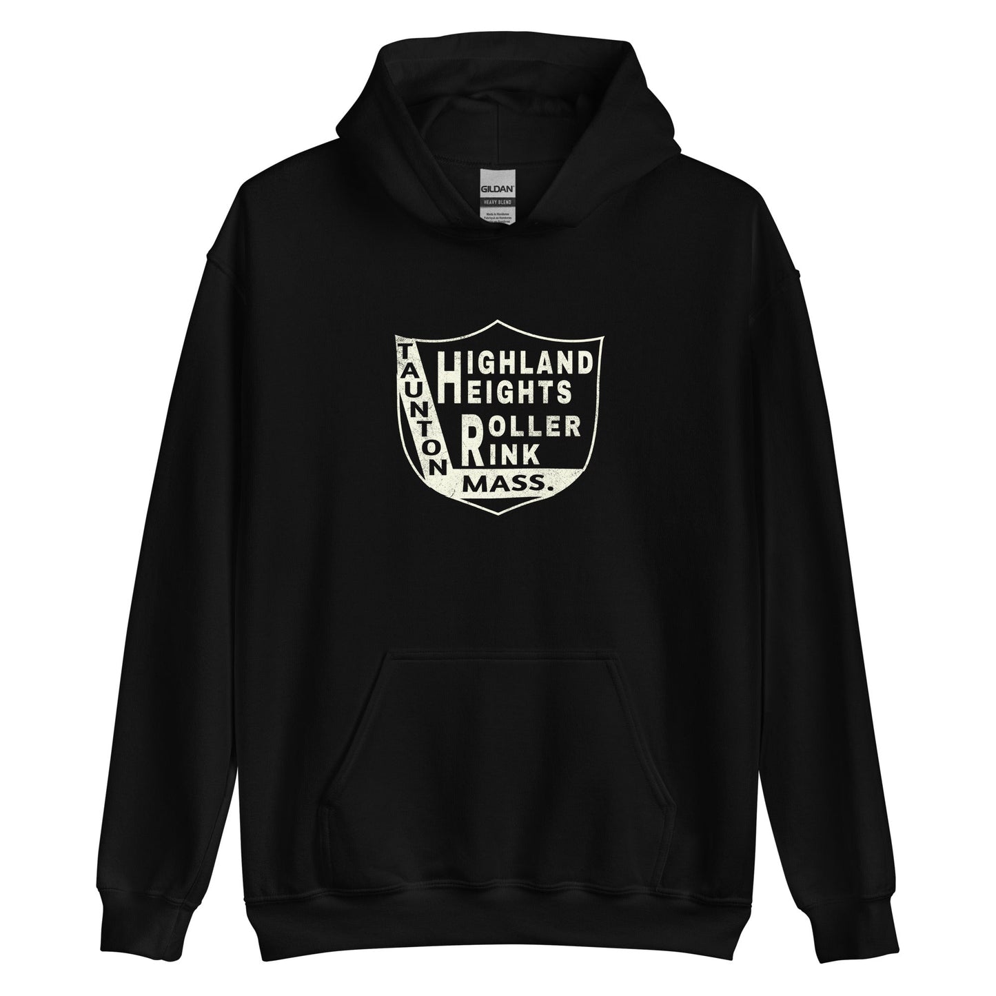 Highland Heights Roller Rink Hoodie - Taunton, MA | Retro Roller Skating Sweatshirt