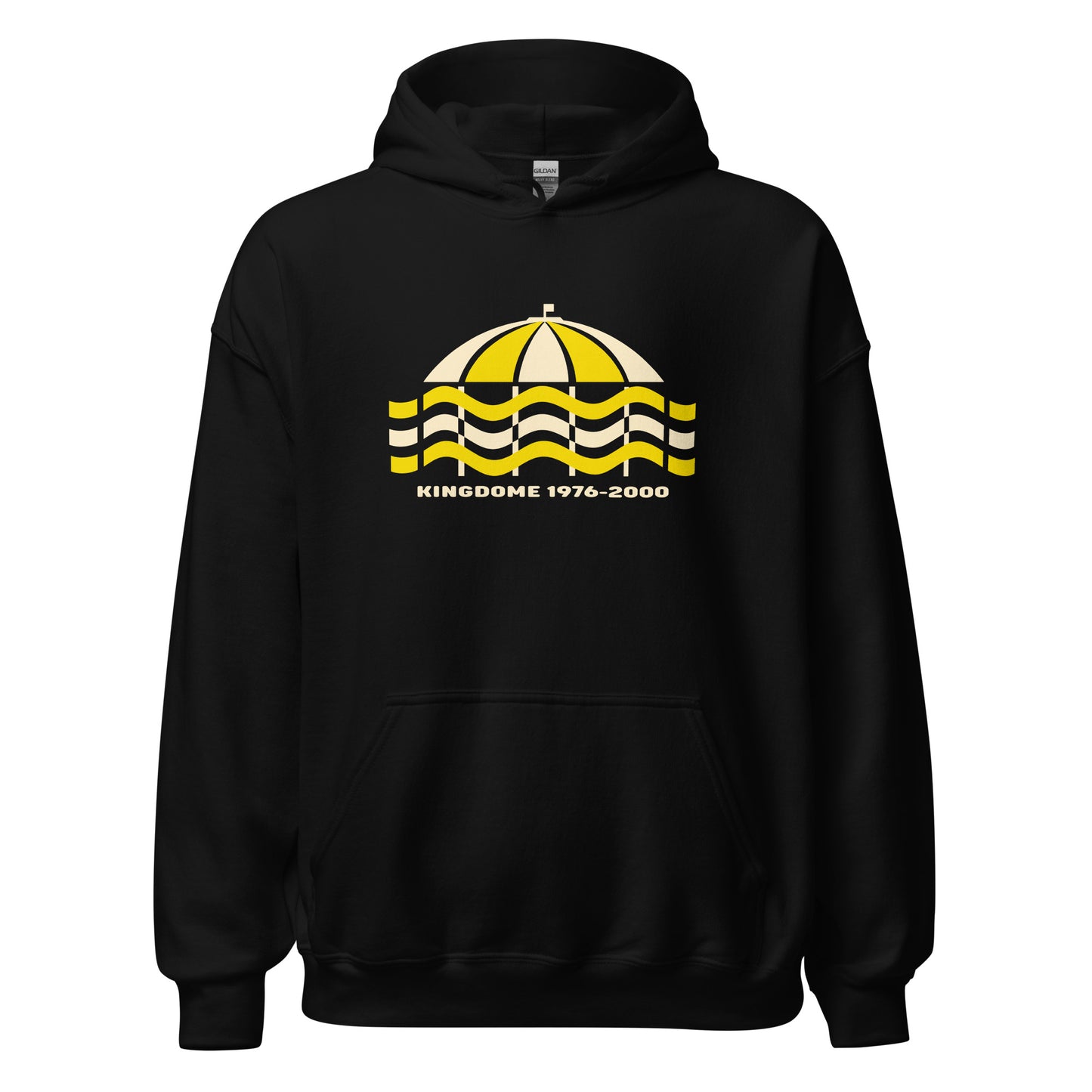 Kingdome Hoodie - Seattle, WA | Retro 1970s Baseball Stadium Sweatshirt