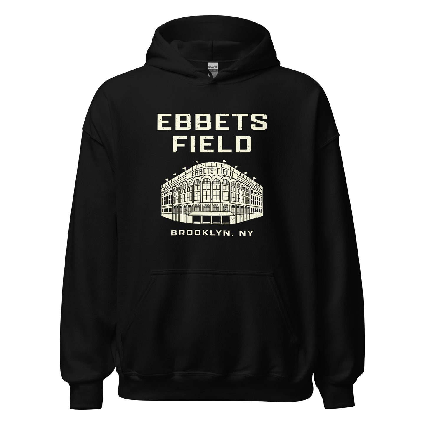 Ebbets Field Hoodie - Brooklyn, NY | Retro Baseball Sweatshirt