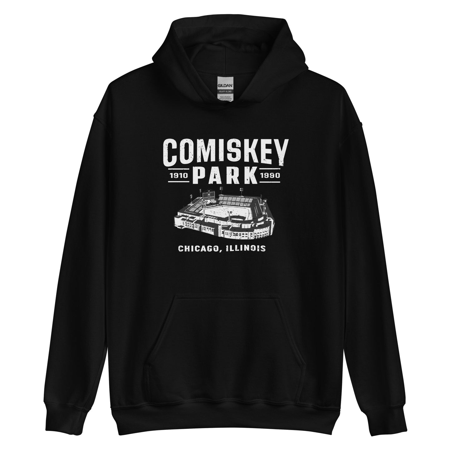 Comiskey Park Hoodie - Chicago, IL | Retro Baseball Stadium Sweatshirt