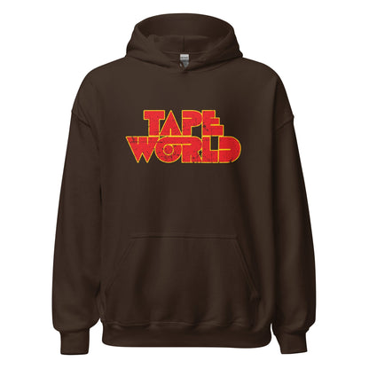 Tape World Retro Hoodie - Mens & Womens Vintage 1980s style Sweatshirt