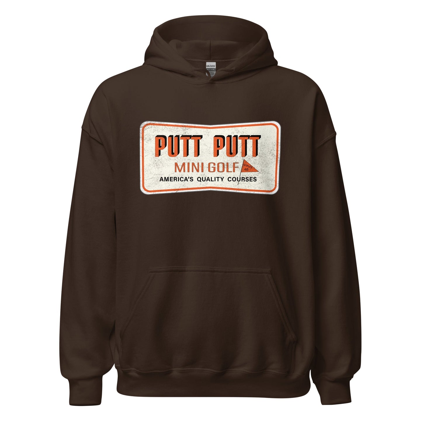 Putt Putt Vintage Hoodie - Old School Mens & Womens Graphic Sweatshirt