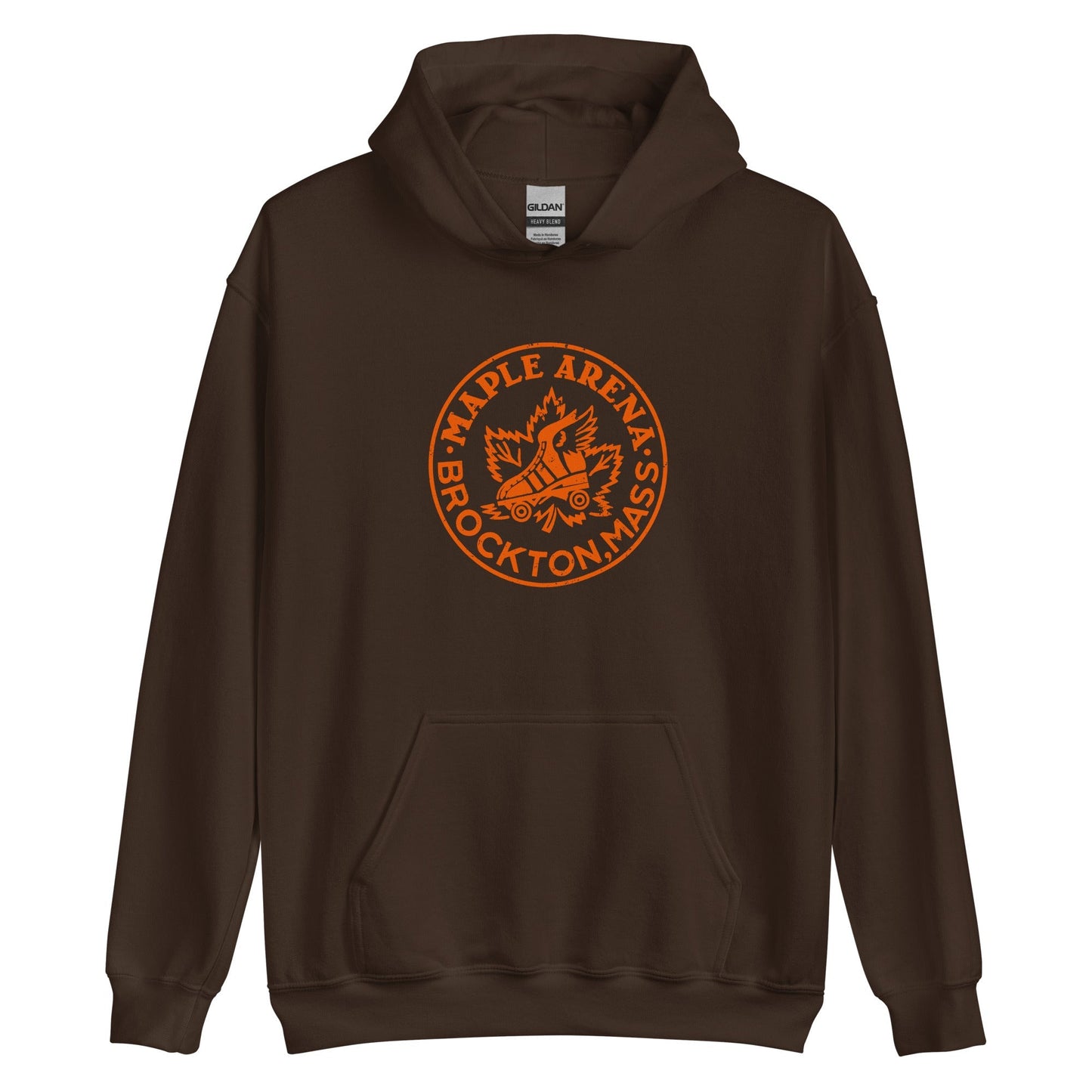 Maple Arena Hoodie - Brockton, MA | Retro Roller Skating Rink Vintage Graphic Sweatshirt