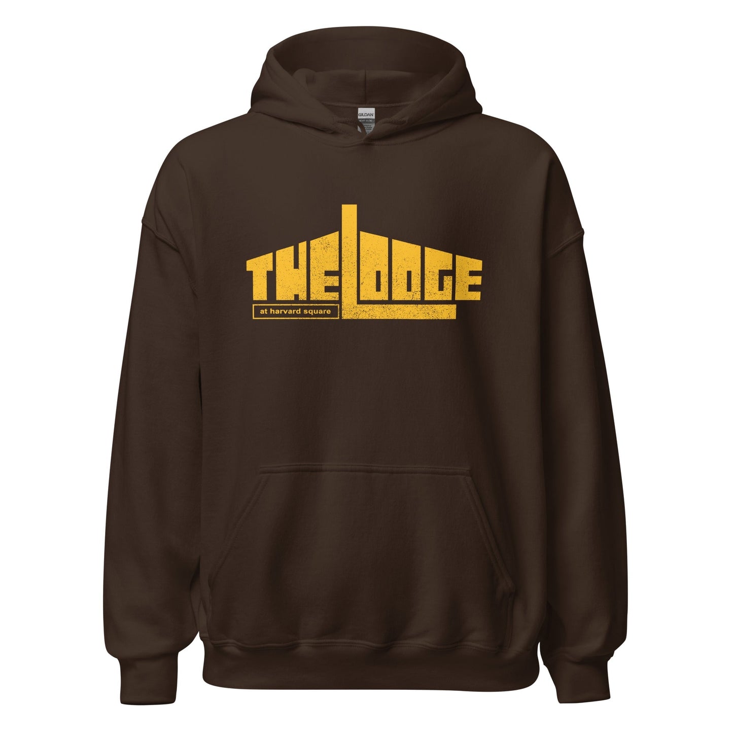 The Lodge at Harvard Square Retro Hoodie - Vintage Clothing Store Graphic Sweatshirt