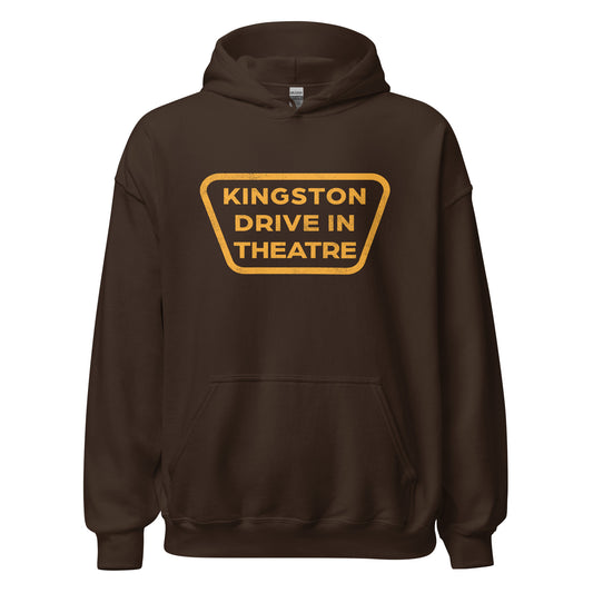 Kingston Drive-In Theatre Hoodie - Kingston, MA | Retro Movie Theatre Sweatshirt