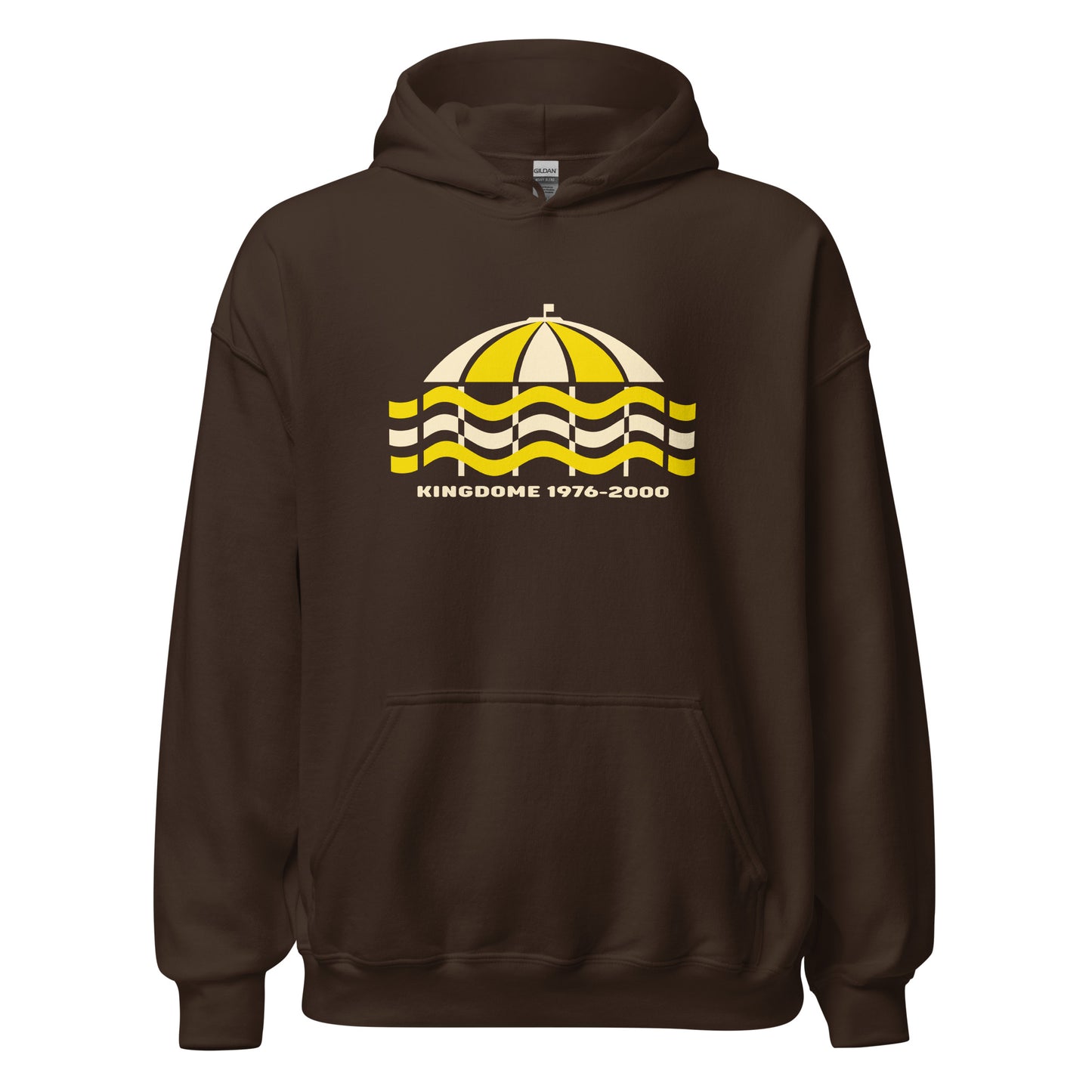 Kingdome Hoodie - Seattle, WA | Retro 1970s Baseball Stadium Sweatshirt