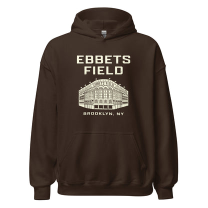 Ebbets Field Hoodie - Brooklyn, NY | Retro Baseball Sweatshirt