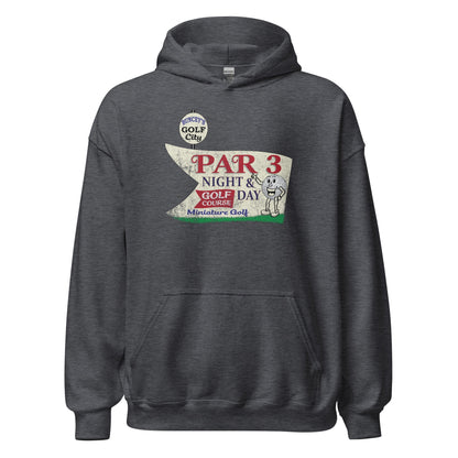 Buncey's Par 3 Gold Hoodie - West Bridgewater, MA | Retro Vintage Sweatshirt