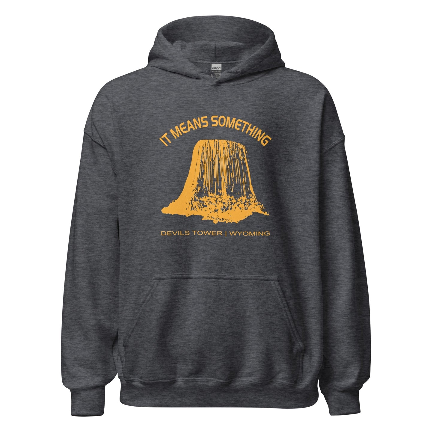 Close Encounters Devil's Tower Hoodie - "It Means Something" Retro 1970s Movie Sweatshirt