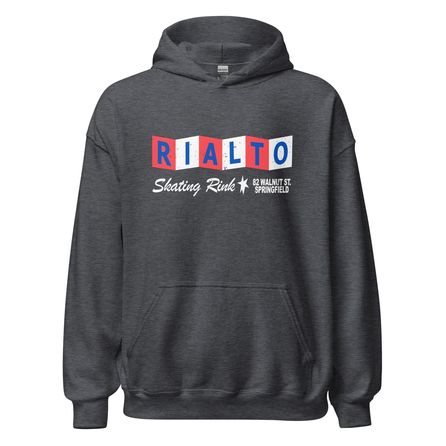 Rialto Skating Rink Retro Hoodie - Springfield, MA | Vintage Roller Skating Sweatshirt