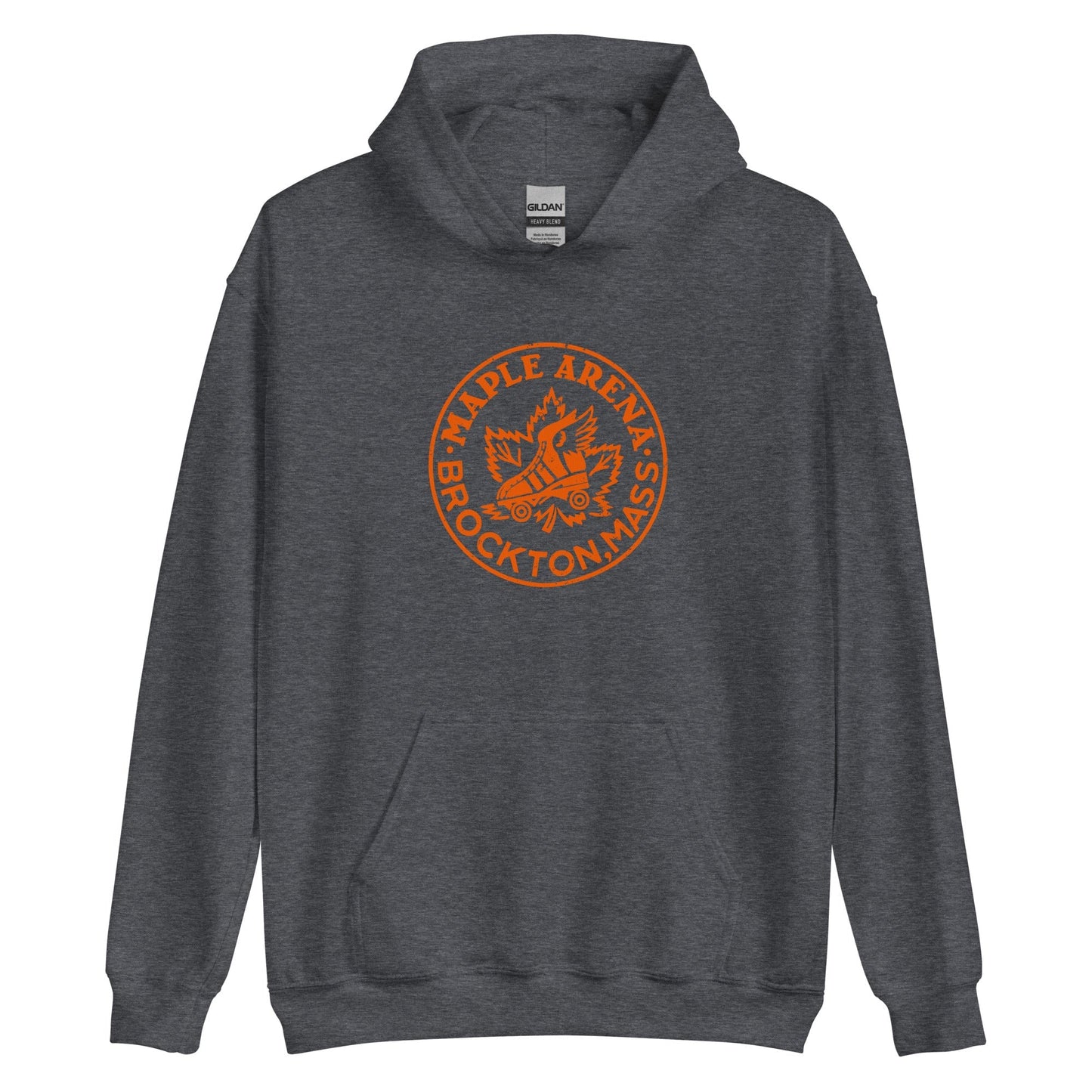 Maple Arena Hoodie - Brockton, MA | Retro Roller Skating Rink Vintage Graphic Sweatshirt