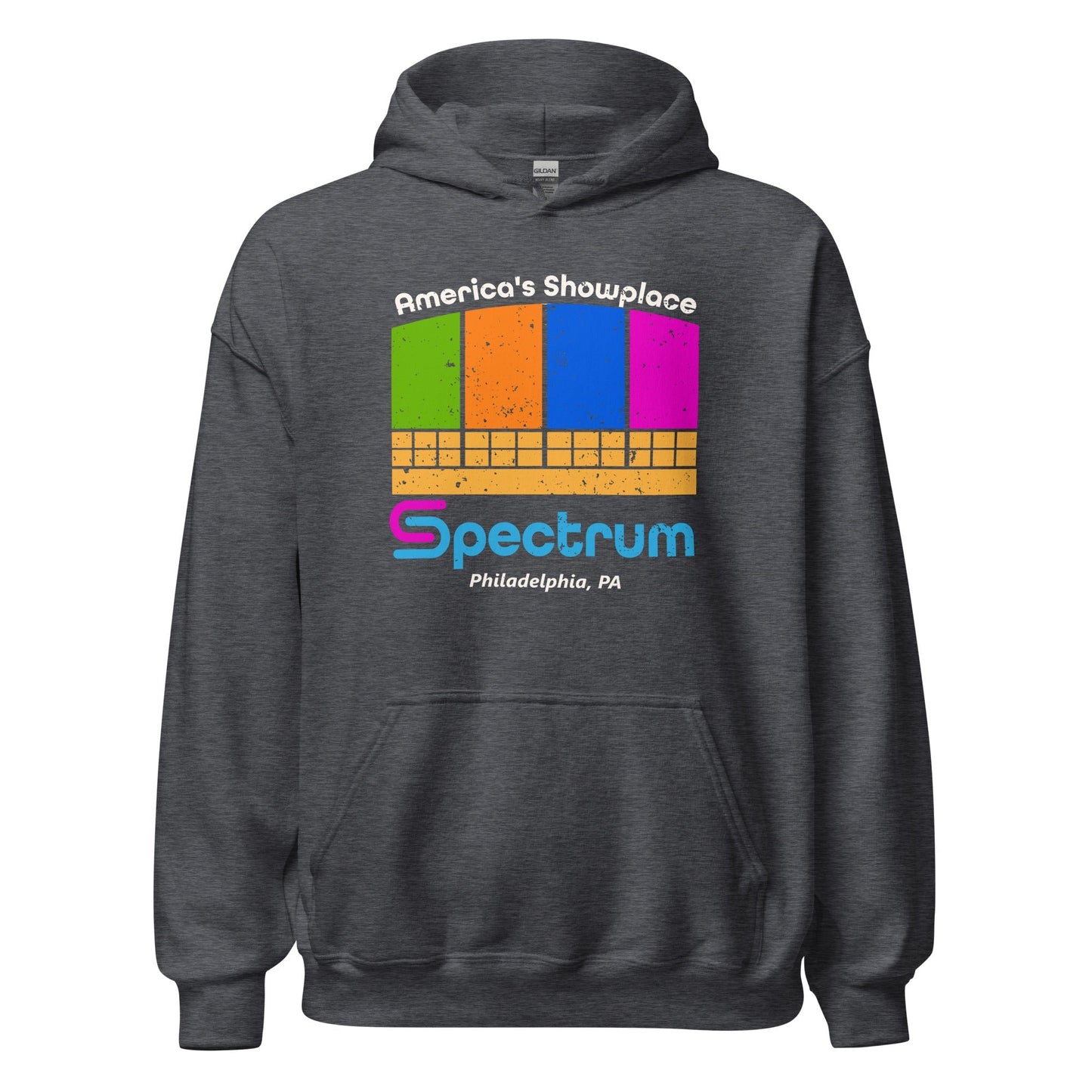 Spectrum Arena Hoodie - Philadelphia, PA | Retro 70s Sports & Music Venue Sweatshirt