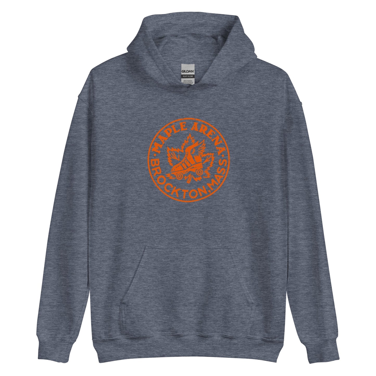 Maple Arena Hoodie - Brockton, MA | Retro Roller Skating Rink Vintage Graphic Sweatshirt