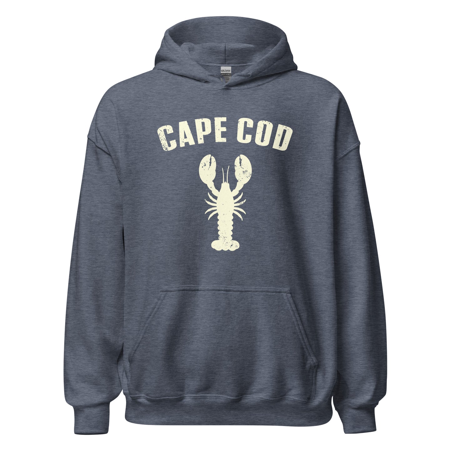 Cape Cod, MA Lobster Hoodie - Classic Summer Beach Vibe Sweatshirt