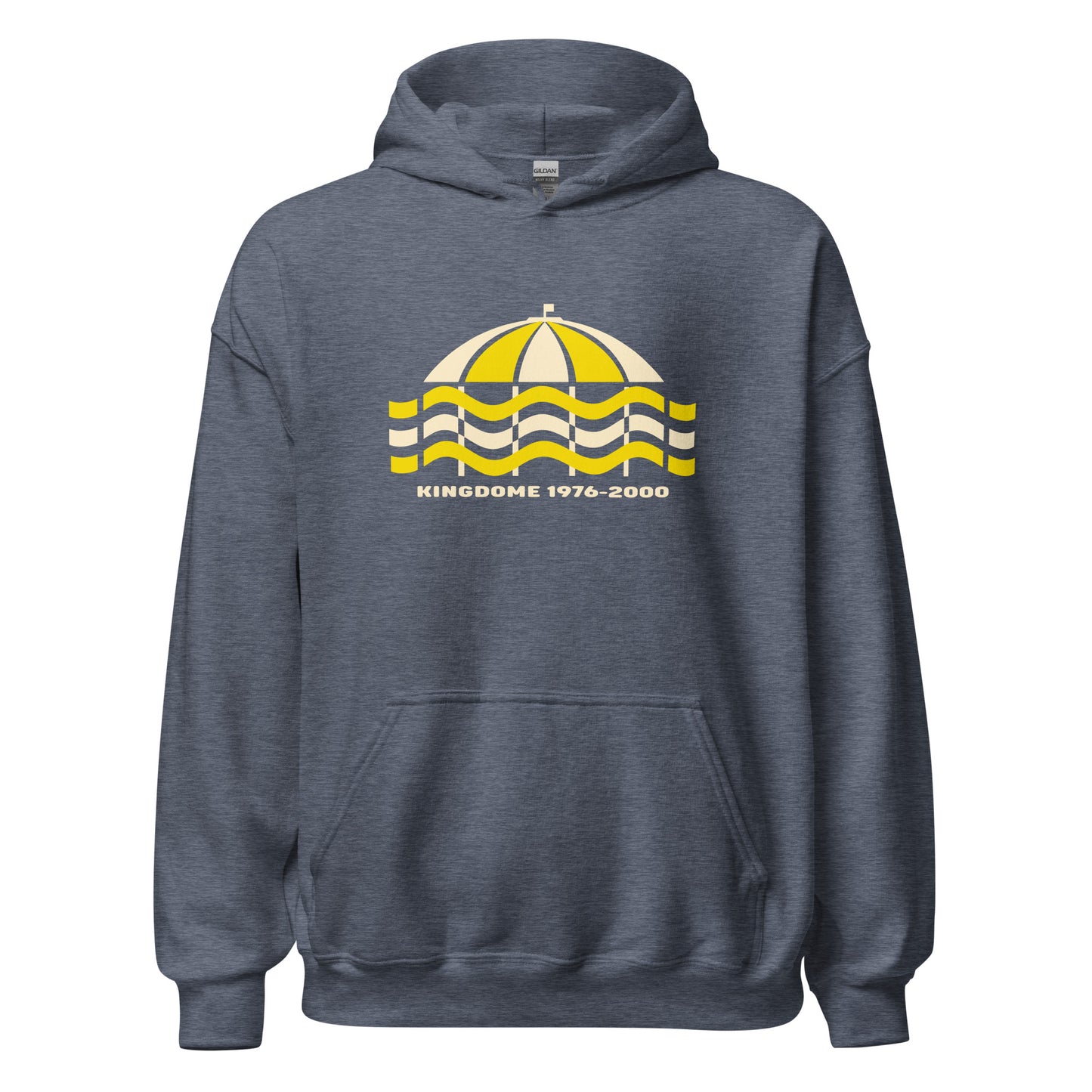 Kingdome Hoodie - Seattle, WA | Retro 1970s Baseball Stadium Sweatshirt